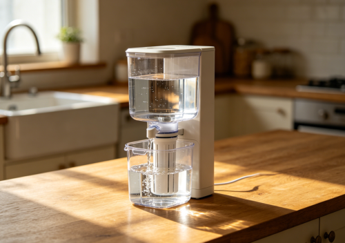 Countertop Gravity Fed Water Filter System